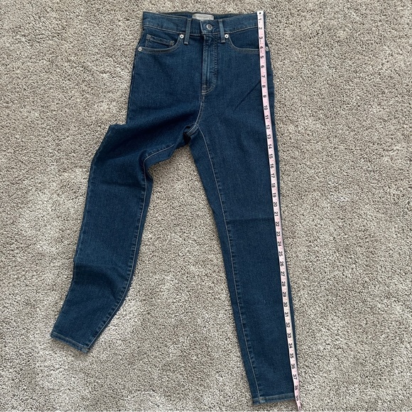 Everlane Dark Blue Size 26 R The Way Hight Skinny Jeans Organic Cotton - Picture 7 of 10